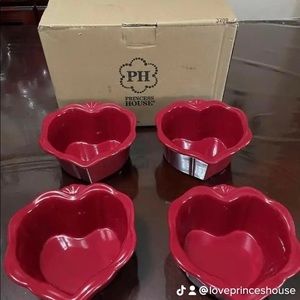 Set de 4 corazón berry de princesshouse
